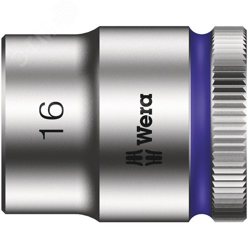 Головка торцевая шестигранная 8790 HMB Zyklop DR 3/8 16X30 мм - WERA