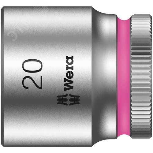 Головка торцевая шестигранная 8790 HMB Zyklop DR 3/8 20X30 мм - WERA