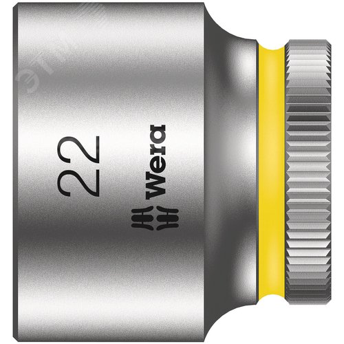 Головка торцевая шестигранная 8790 HMB Zyklop DR 3/8 22X30 мм - WERA