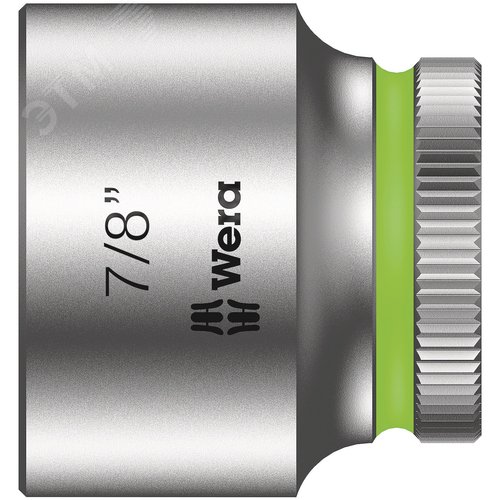 Головка торцевая шестигранная 8790 HMB Zyklop DR 3/8 7/8X30 мм - WERA