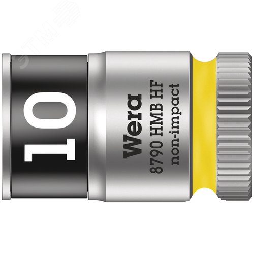 Головка торцевая шестигранная 8790 HMB HF Zyklop DR 3/8 с функцией фиксации крепежа 10X29 мм - WERA