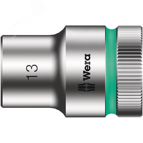 Головка торцевая шестигранная 8790 HMC Zyklop DR 1/2 13X37 мм - WERA