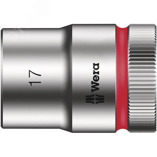 Головка торцевая шестигранная 8790 HMC Zyklop DR 1/2 17X37 мм - WERA