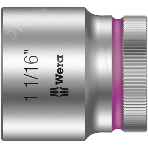 Головка торцевая шестигранная 8790 HMC Zyklop DR 1/2 1 1/16X40 мм - WERA