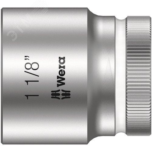 Головка торцевая шестигранная 8790 HMC Zyklop DR 1/2 1 1/8X40 мм - WERA