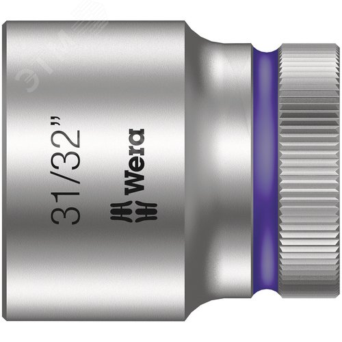 Головка торцевая шестигранная 8790 HMC Zyklop DR 1/2 31/32X37 мм - WERA