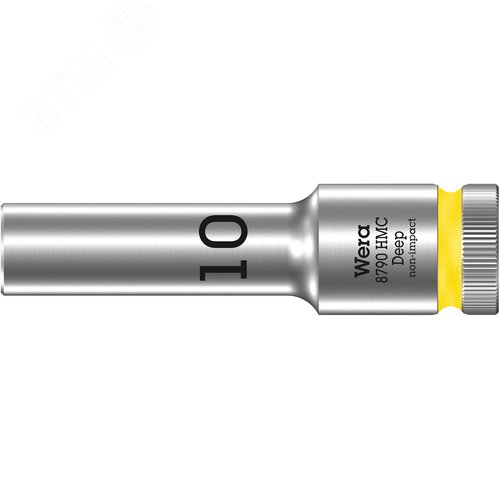 Головка торцевая шестигранная 8790 HMC Deep DR 1/2 глубокая 10X83 мм - WERA