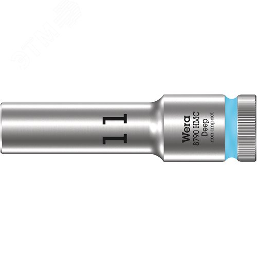 Головка торцевая шестигранная 8790 HMC Deep DR 1/2 глубокая 11X83 мм - WERA