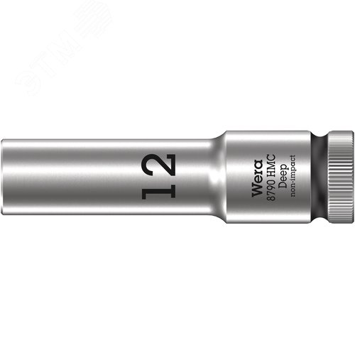Головка торцевая шестигранная 8790 HMC Deep DR 1/2 глубокая 12X83 мм - WERA