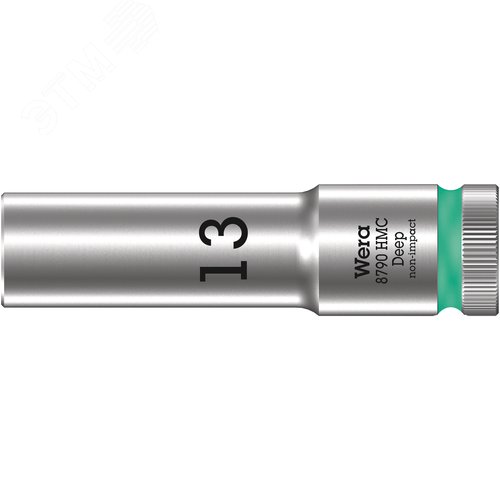 Головка торцевая шестигранная 8790 HMC Deep DR 1/2 глубокая 13X83 мм - WERA