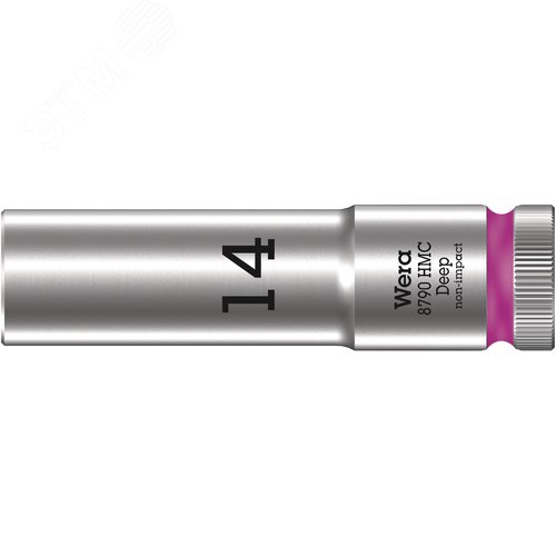 Головка торцевая шестигранная 8790 HMC Deep DR 1/2 глубокая 14X83 мм - WERA