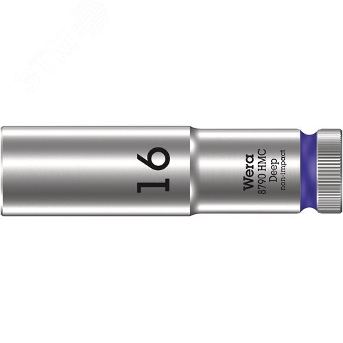 Головка торцевая шестигранная 8790 HMC Deep DR 1/2 глубокая 16X83 мм - WERA