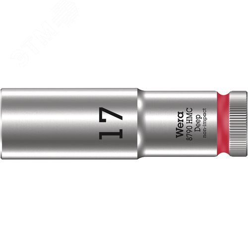 Головка торцевая шестигранная 8790 HMC Deep DR 1/2 глубокая 17X83 мм - WERA