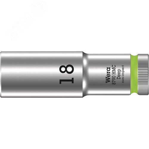 Головка торцевая шестигранная 8790 HMC Deep DR 1/2 глубокая 18X83 мм - WERA