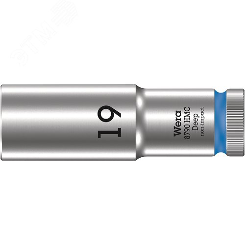 Головка торцевая шестигранная 8790 HMC Deep DR 1/2 глубокая 19X83 мм - WERA