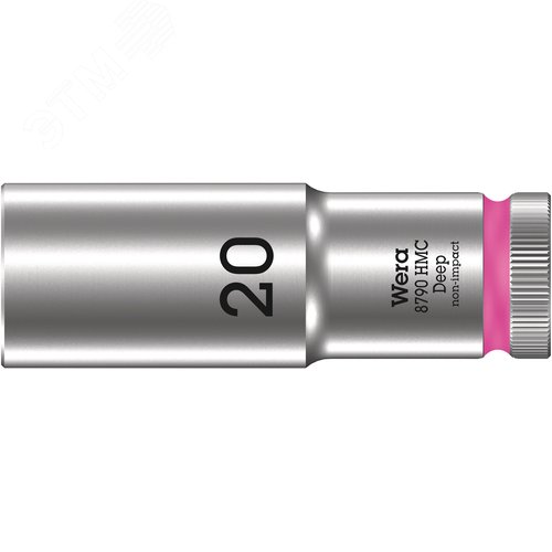 Головка торцевая шестигранная 8790 HMC Deep DR 1/2 глубокая 20X83 мм - WERA