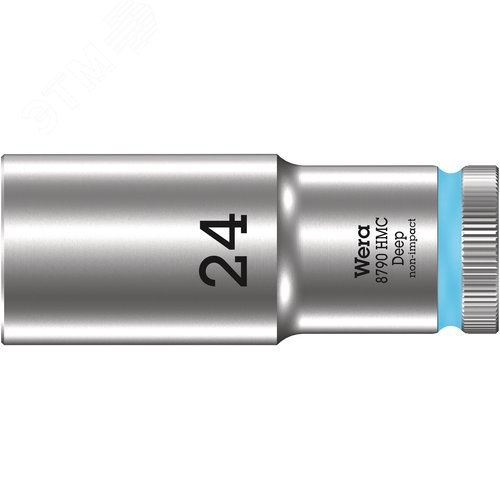Головка торцевая шестигранная 8790 HMC Deep DR 1/2 глубокая 24X83 мм - WERA