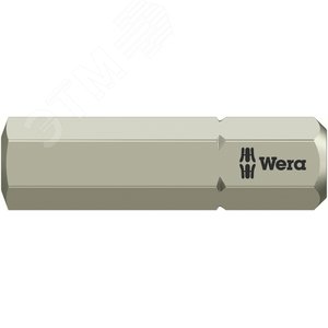 Бита под внутренний шестигранник 3840/1 TS Hex-Plus нержавеющая сталь хвостовик 1/4 C 6.3 1/4X25 мм - WERA