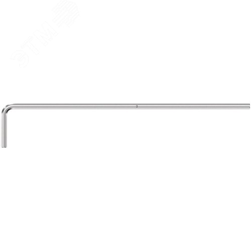 Ключ Г-образный 950 L хромированный 2X100 мм - WERA