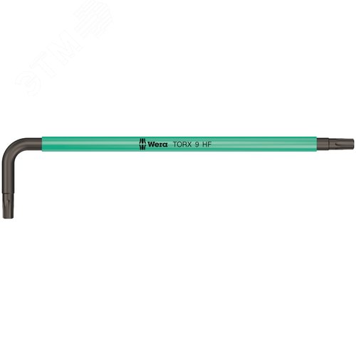 Ключ Г-образный 967 SL TORX HF Multicolour с функцией фиксации крепежа TX 9X79 мм - WERA