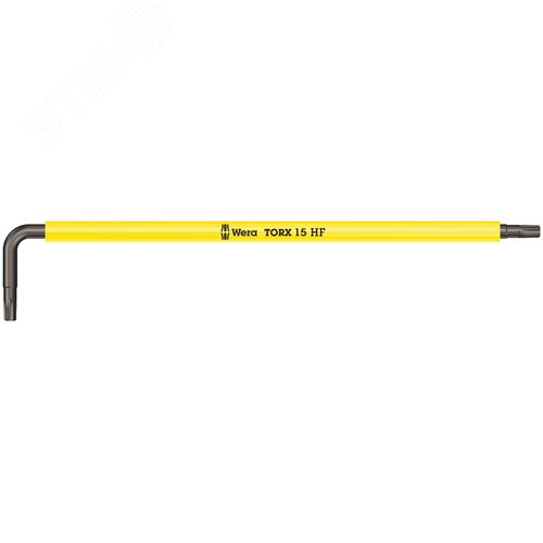 Ключ Г-образный 967 SXL HF TORX Multicolour с функцией фиксации крепежа удлиненный TX 15X123 мм - WERA