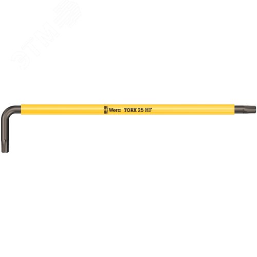 Ключ Г-образный 967 SXL HF TORX Multicolour с функцией фиксации крепежа удлиненный TX 25X154 мм - WERA