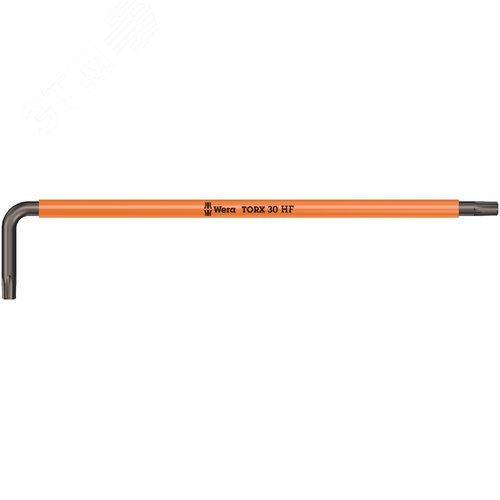 Ключ Г-образный 967 SXL HF TORX Multicolour с функцией фиксации крепежа удлиненный TX 30X195 мм - WERA
