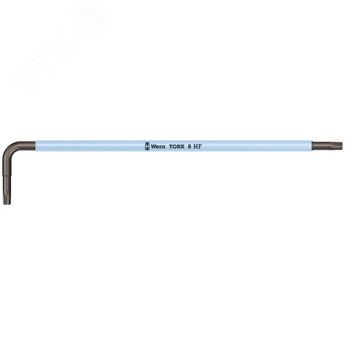 Ключ Г-образный 967 SXL HF TORX Multicolour с функцией фиксации крепежа удлиненный TX 8X90 мм - WERA