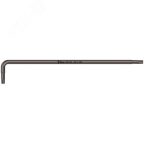 Ключ Г-образный 967 XL HF TORX с функцией фиксации крепежа удлиненный TX 9X101 мм - WERA