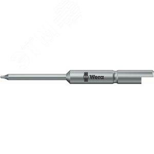 Бита 5-лучевая 867/9 Z IPR TORX PLUS (5-lobe TORX) с отверстием под штифт вязкая твердость хвостовик 4 мм Halfmoon 1 IPR x 44 мм - WERA