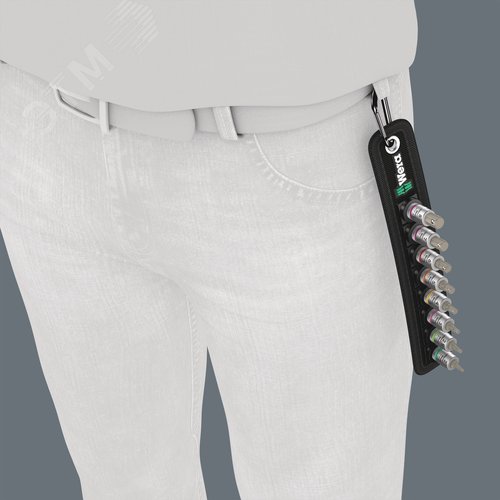 Набор головок торцевых со вставкой под внутренний шестигранник Belt A 2 Hex-Plus Zyklop с функцией фиксации крепежа DR 1/4 8 предметов комплектация: 2x 8740 A Головка торцевая со вставкой Zyklop с приводом 1/4: 2.0x28.0 2.5x28.0 6x 8740 A HF Головка торцевая со вставкой Zyklop с приводом 1/4 с функцией фиксации крепежа: 3.0x28.0 4.0x28.0 5.0x28.0 6.0x28.0 7.0x28.0 8.0x28.0 1x Пояс A (матерчатый) на 8 инструментов неукомплектованный 39 x 220 мм 1x Набор полосок на липучках 30 200 x 30 мм - фото 9