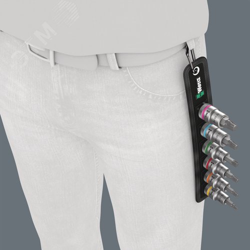 Набор головок торцевых со вставкой Belt C 3 TORX HF Zyklop с функцией фиксации крепежа DR 1/2 6 предметов комплектация: 6x 8767 C HF TORX Головка торцевая со вставкой Zyklop с приводом 1/2 с функцией фиксации крепежа: TX 25x60.0 TX 30x60.0 TX 40x60.0 TX 45x60.0 TX 50x60.0 TX 55x60.0 1x Belt C (матерчатый) на 6 инструментов неукомплектованный 45 x 275 мм 1x Набор полосок на липучках 30 200 x 30 мм - фото 9