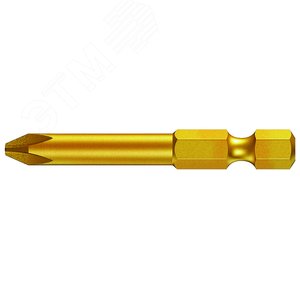 Бита 851/4 ADC PH алмазное покрытие заостренные грани наконечника хвостовик 1/4 E 6.3 PH 2 x 50 мм (WE-134951) - WERA