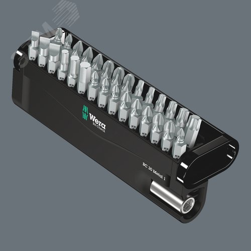 Набор бит с битодержателем Bit-Check 30 Metal 1 для работ по металлу 30 предметов - фото 3