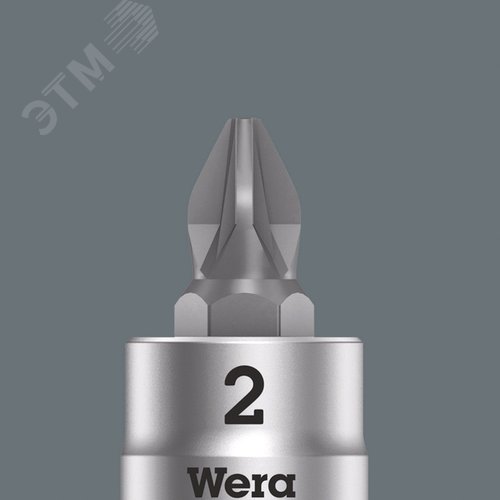 Головка торцевая 8755 A PZ Zyklop со вставкой Pozidriv DR 1/4 PZ 1X28 мм - фото 4
