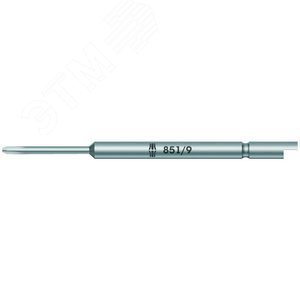 Бита 851/9 C J PH сверхтвёрдая под азиатские винты хвостовик 4 мм Halfmoon PH 2X44 мм - WERA