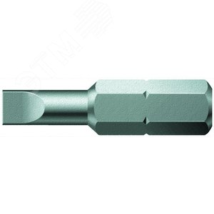 Бита шлицевая 800/1 Z SL вязкая твердость хвостовик 1/4 C 6.3 0.6 x 3.5 x 39 мм (WE-056010) - WERA