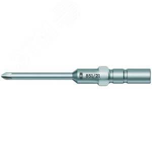 Бита 851/21 J PH сверхтвердая под азиатские винты хвостовик 4 мм HIOS PH 1X60 мм - WERA