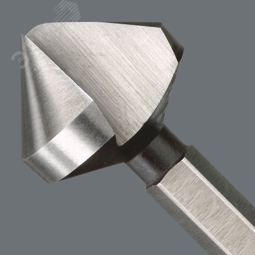 Насадка-зенкер 845/1 конический одноканавочный хвостовик 1/4 C 6.3 8.30X32 мм - фото 2