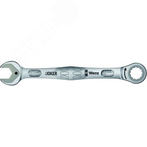 Ключ гаечный 6000 Joker комбинированный с трещоткой 11/16X235 мм - WERA