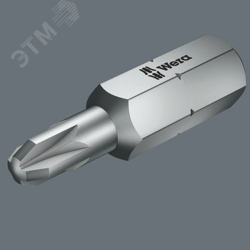 Бита 851/1 RZ PH SB вязкая твердость узкий стержень для гипсокартона хвостовик 1/4 C 6.3 2 шт PH 2X25 мм с держателем-еврослот - фото 3