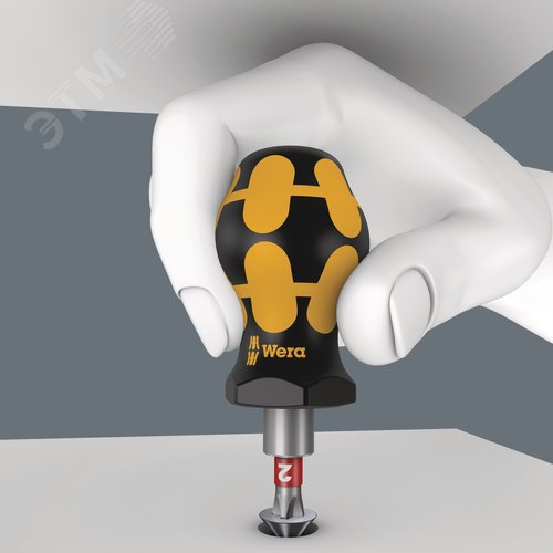 Набор короткой антистатической отвёртки и насадок 10 предметов. Набор Kraftform Kompakt Stubby ESD 1 - фото 7