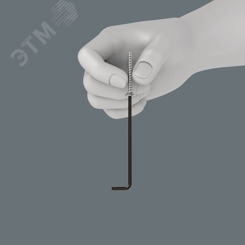 Ключ Г-образный 967 L TORX HF с фиксацией крепежа BlackLaser TX 8X76 мм - фото 2