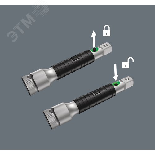 Удлинитель со стопором flexible-lock и гильзой свободного хода 8796 LC Zyklop 1/2X250 мм - фото 3