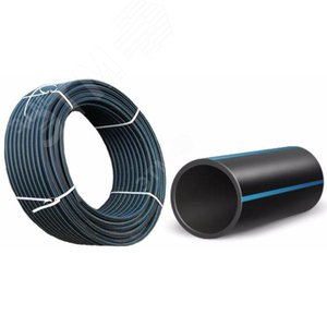 Труба ПНД для водоснабжения ПЭ100 ГОСТ 18599-2001 DN63х3.8 SDR17 (PN10) бухта - 100м (SDR17 63-100) - ГЕОПЛАСТ ПОЛИМЕР
