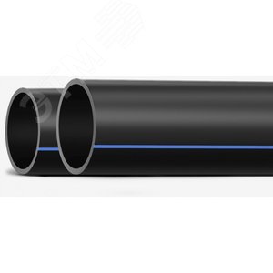 Труба ПНД для водоснабжения ПЭ100 ГОСТ 18599-2003 DN160х9.5 SDR17 (PN10) - 12м - ГЕОПЛАСТ ПОЛИМЕР