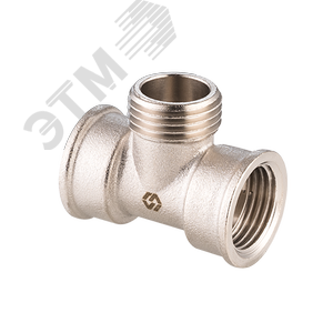 Тройник ВНВ 1/2'х1/2'х1/2' переходной, никелированный - MVI