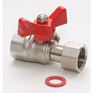 Кран шаровой для подключения манометра 1/2'x1/2  НРхВР - MVI