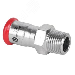 Муфта 15x1/2' НР (оцинкованная сталь) - MVI