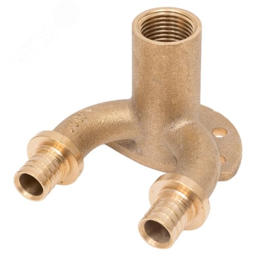 Угольник 16х1/2'ВР проточный с внутренней резьбой, водорозетка, аксиальный 2